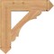 Ekena Millwork Olympic Arts & Crafts Smooth Bracket, Western Red Cedar, 5 1/2"W x 28"D x 28"H BKT06X28X28OLY03SWR - alternate 3
